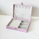 Portable Jewelry Box Organizer - Compact Travel Storage with Multi - Compartment Design - Jewelry Organizer Box - Hurbane Home