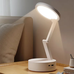 Portable LED Table Lamp - Foldable Design with USB Charging for Study - LED Table Lamp - Hurbane Home