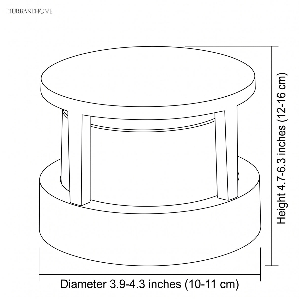 Aluminium post cap outdoor landscape light dimensions diagram