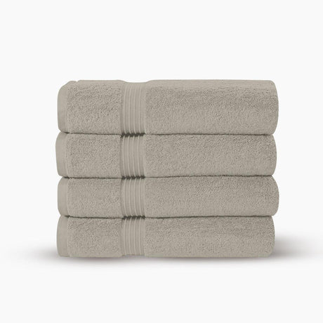 Premium Bath Towels | Set of 4 | Large, Absorbent, Beautiful Colors & Ultra Fluffy - 4 piece towels - Hurbane Home