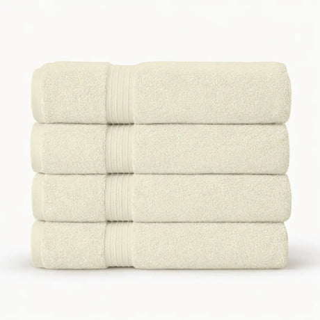 Premium Bath Towels | Set of 4 | Large, Absorbent, Beautiful Colors & Ultra Fluffy - 4 piece towels - Hurbane Home