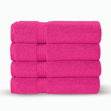 Premium Bath Towels | Set of 4 | Large, Absorbent, Beautiful Colors & Ultra Fluffy - 4 piece towels - Hurbane Home