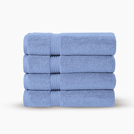 Premium Bath Towels | Set of 4 | Large, Absorbent, Beautiful Colors & Ultra Fluffy - 4 piece towels - Hurbane Home