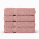 Premium Bath Towels | Set of 4 | Large, Absorbent, Beautiful Colors & Ultra Fluffy - 4 piece towels - Hurbane Home
