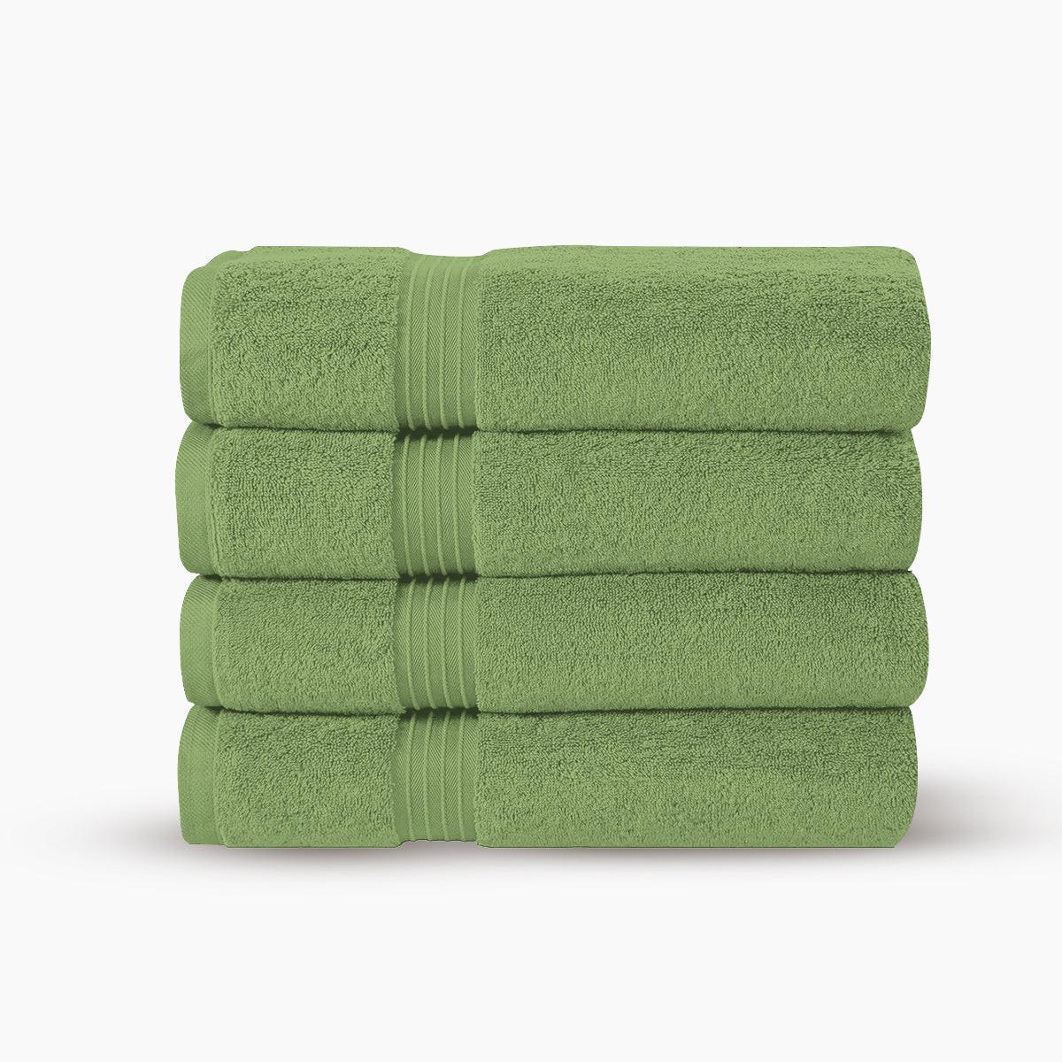 Premium Bath Towels | Set of 4 | Large, Absorbent, Beautiful Colors & Ultra Fluffy - 4 piece towels - Hurbane Home