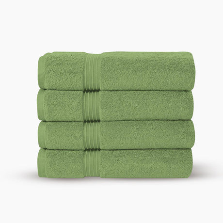Premium Bath Towels | Set of 4 | Large, Absorbent, Beautiful Colors & Ultra Fluffy - 4 piece towels - Hurbane Home