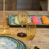 Premium hand blown glass wine for elegant dining