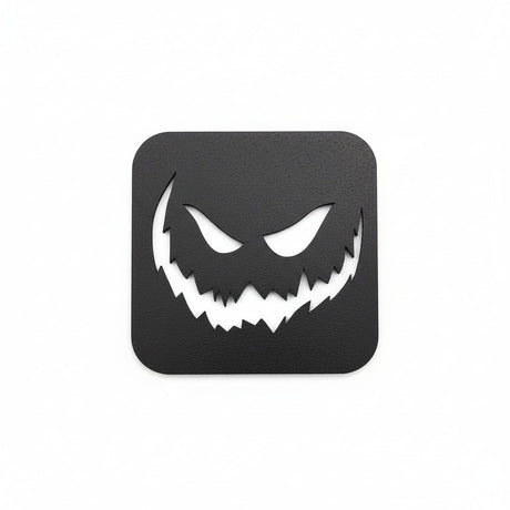 Pumpkin Drink Coasters - Wooden Halloween Set for Festive Table Decor - Wooden Drink Coasters - Hurbane Home