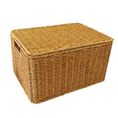 Rattan Laundry Basket - Large Woven Storage for Eco - Friendly Organization - Wooven Storage Baskets - Hurbane Home