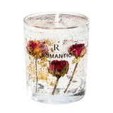 Real Flower Jelly Wax Candle – Aromatherapy Essential Oil Scented Crystal Cup Gift - Hurbane Home