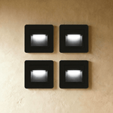 Recessed square indoor stair step light additional product view 6