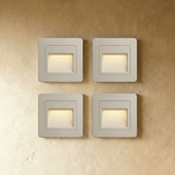 Recessed square indoor stair step light alternative angle view 7