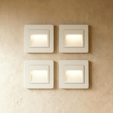 Recessed square indoor stair step light colour option view 9