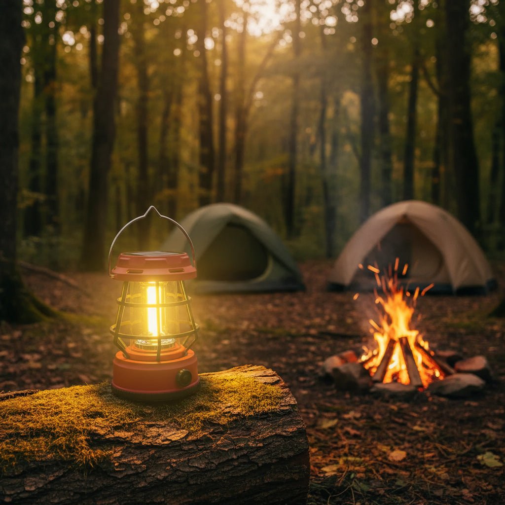 Rechargeable LED Lantern - Best Solar Camping Lights for Outdoor Adventures - Solar Camping Lights - Hurbane Home