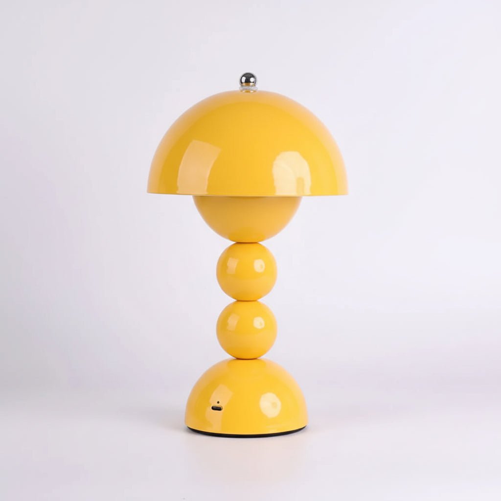 Rechargeable Table Lamp - Mushroom Design, Portable LED Light for Cozy Ambiance - Mushroom Table Lamp - Hurbane Home