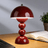 Rechargeable Table Lamp - Mushroom Design, Portable LED Light for Cozy Ambiance - Mushroom Table Lamp - Hurbane Home