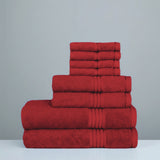 Premium Bath Towel Sets – 100% Egyptian Cotton, 550 GSM, 4 and 8-Piece Sets