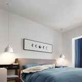 Matte dome pendant light with an adjustable 59 inch cable drop, view 17