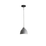Matte dome pendant light with an adjustable 59 inch cable drop, view 35