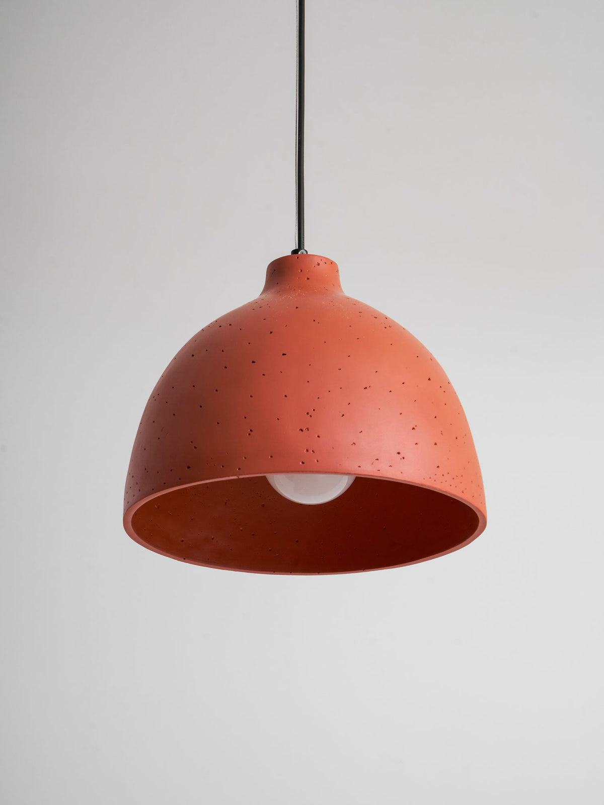 Resin dome pendant, 6.7 inch diameter with an E26 socket, view 52