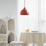 Matte dome pendant light with an adjustable 59 inch cable drop, view 59