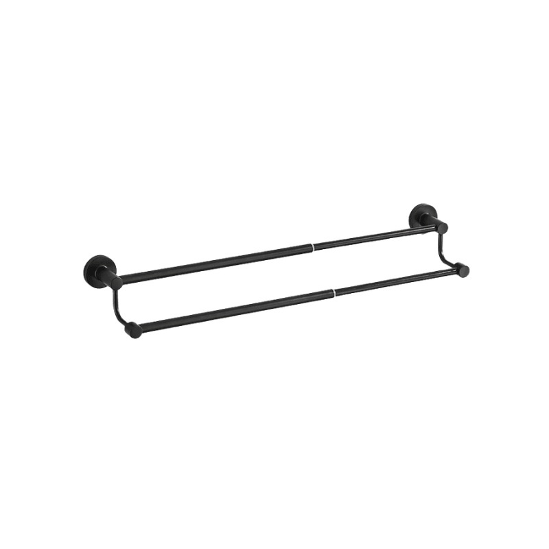 Retractable Towel Bar - Space - Saving Dual Rack with Slide - Out Design for Easy Storage - dual towel rack - Hurbane Home