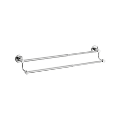 Retractable Towel Bar - Space - Saving Dual Rack with Slide - Out Design for Easy Storage - dual towel rack - Hurbane Home