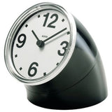 Alessi Cronotime desk clock with rotating display mechanism