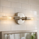Ribbed glass tube farmhouse wall sconce supplementary product view 5