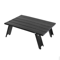 Roll Top Camping Table - Portable Aluminum Folding for Outdoor Activities - Outdoor Folding Table - Hurbane Home