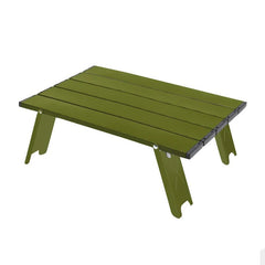 Roll Top Camping Table - Portable Aluminum Folding for Outdoor Activities - Outdoor Folding Table - Hurbane Home