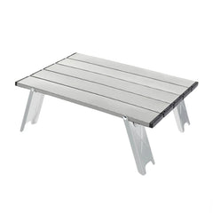 Roll Top Camping Table - Portable Aluminum Folding for Outdoor Activities - Outdoor Folding Table - Hurbane Home