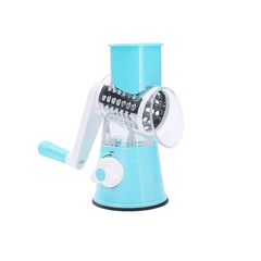 Rotary Cheese Grater – 3 - in - 1 Manual Slicer with Suction - Rotary Cheese Grater - Hurbane Home