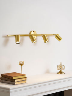 Rotatable brass spotlight bar for wall or ceiling supplementary product view 5