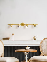 Rotatable brass spotlight bar for wall or ceiling additional product view 6
