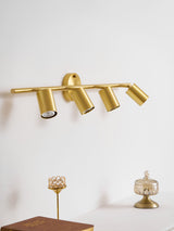 Rotatable brass spotlight bar for wall or ceiling alternative angle view 7