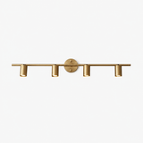 Rotatable brass spotlight bar for wall or ceiling close detail view 8