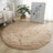 Round Area Rug – Ultra - Soft Plush Fluffy Shag Carpet for Bedroom - Hurbane Home