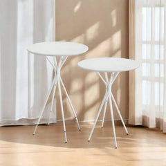 Round Bar Table - Elegant Wooden Stand for Stylish Home Entertaining - round bar table - Hurbane Home