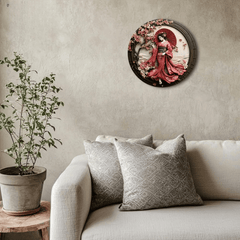 Round Metal Wall Art - Elegant Decor for Modern Home Interiors - Hurbane Home