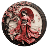 Round Metal Wall Art - Elegant Decor for Modern Home Interiors - Hurbane Home