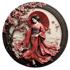 Round Metal Wall Art - Elegant Decor for Modern Home Interiors - Hurbane Home