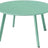 Round Patio Coffee Table - Powder Coated Steel Outdoor Accent Table - Round Outdoor Table - Hurbane Home