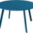 Round Patio Coffee Table - Powder Coated Steel Outdoor Accent Table - Round Outdoor Table - Hurbane Home
