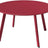 Round Patio Coffee Table - Powder Coated Steel Outdoor Accent Table - Round Outdoor Table - Hurbane Home