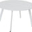 Round Patio Coffee Table - Powder Coated Steel Outdoor Accent Table - Round Outdoor Table - Hurbane Home