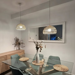 rustic rope pendant lights