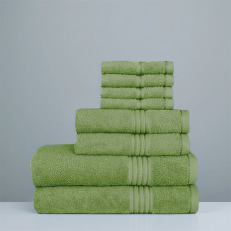 Premium Bath Towel Sets – 100% Egyptian Cotton, 550 GSM, 4 and 8-Piece Sets