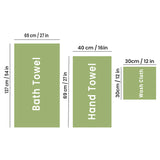 Premium Bath Towel Sets – 100% Egyptian Cotton, 550 GSM, 4 and 8-Piece Sets