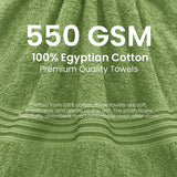 Premium Bath Towel Sets – 100% Egyptian Cotton, 550 GSM, 4 and 8-Piece Sets